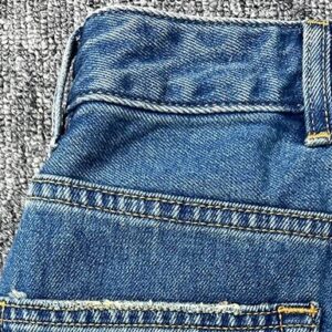 mm6 straight denim jeans blue