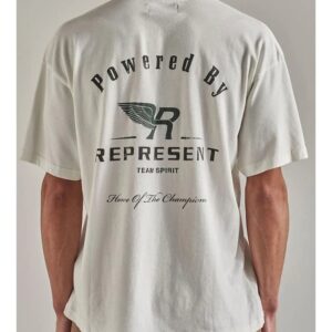 represent wing logo tee black