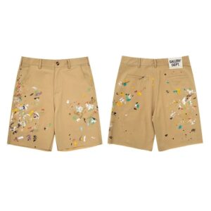 gallery dept paint splatter shorts multicolor