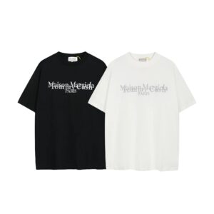 maison margiela cotton tee multicolor