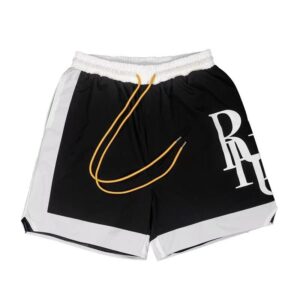 rhude colorblock beach shorts multi