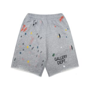 gallery dept paint shorts grey