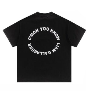 represent washed band t shirt black