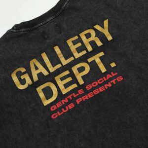 gallery dept printed wash tee black