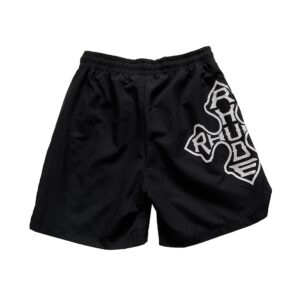 rhude graphic shirt and shorts set multi