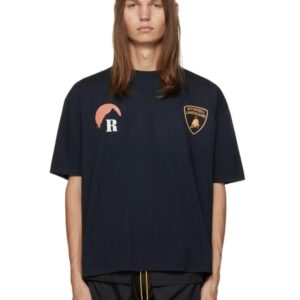 rhude sunset mountain tee multi