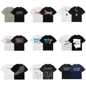 maison margiela logo tee multicolor