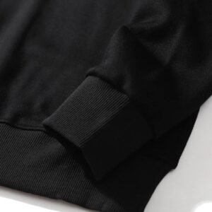 cdg play embroidery sweatshirt black/white