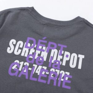 gallery dept letter print tee multi color