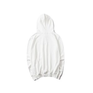 cdg play heart hoodie black/white