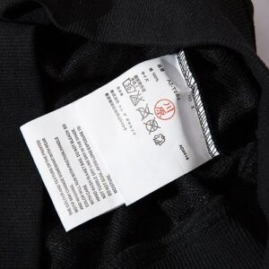 cdg play heart hoodie black/white
