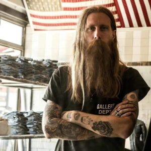 gallery dept black washed t shirt