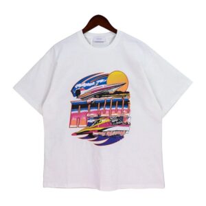 rhude retro yacht t shirt multicolor
