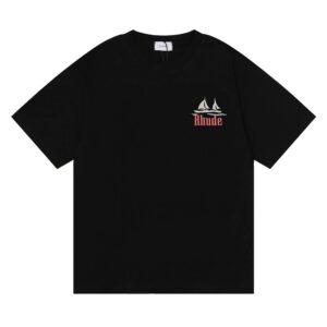 rhude sail print tee multi