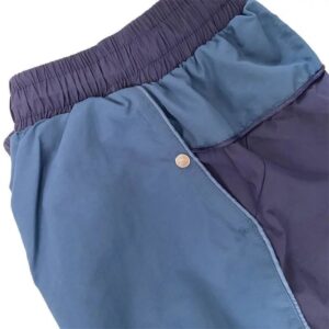 rhude embroidered colorblock shorts multicolor