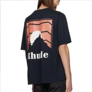 rhude sunset mountain tee multi