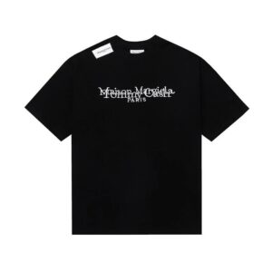 maison margiela logo tee multicolor