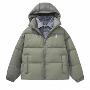 polorl colorful embroidered down jacket