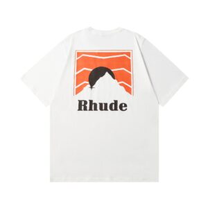 rhude sunset mountain tee multi