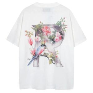 represent floral print t shirt multicolor