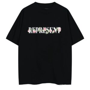 represent floral print t shirt multicolor
