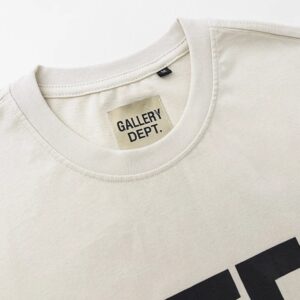 gallery dept slogan t shirt beige