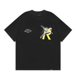 represent pegasus tee black and white