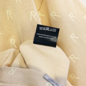 represent beige multi print tee