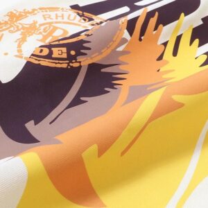 rhude faded bird print tee multicolor