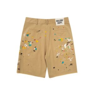 gallery dept paint splatter shorts multicolor