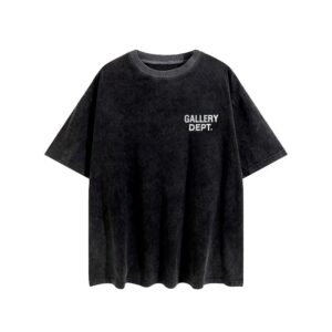 gallery dept black washed t shirt