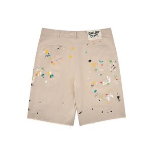 gallery dept paint splatter shorts multicolor