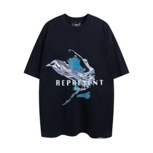represent abstract print tee multicolor