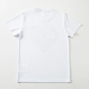 comme des garçons heart tee white