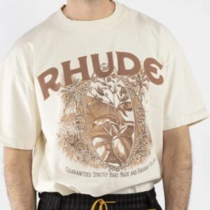 rhude wheat print t shirt multi color