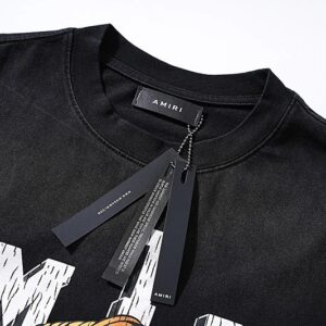 amiri tiger graphic t shirt black green