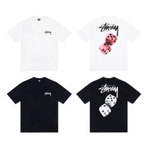 stussy graphic tee multi color