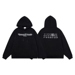 maison margiela mm6 unisex zip hoodie multi color