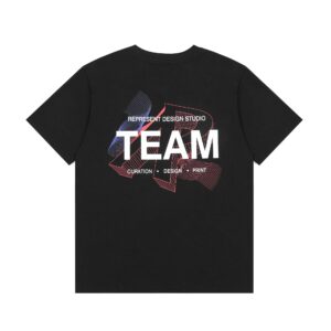 represent graphic tee black