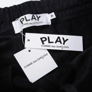 cdg play relaxed pants black
