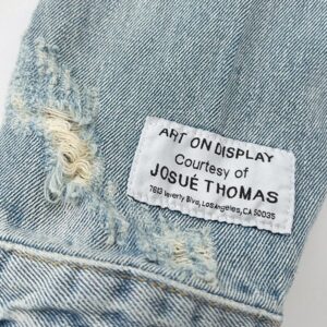 gallery dept embroidered denim jacket multicolor