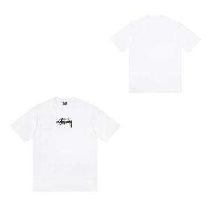 stussy graphic tee multi color
