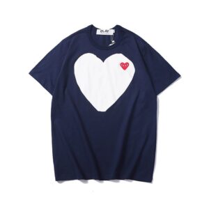 comme des garçons play t shirt navy