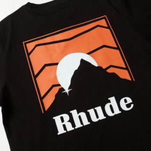 rhude sunset mountain tee multi