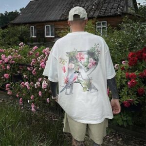 represent floral print t shirt multicolor