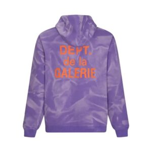 gallery dept water wash zip hoodie multi color