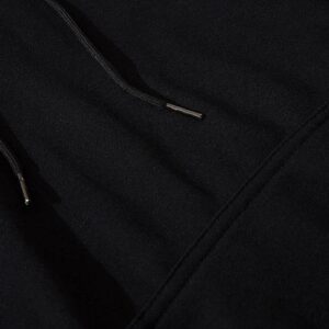 cdg play heart hoodie black/white