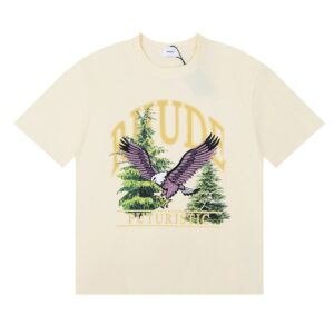rhude eagle graphic tee multi