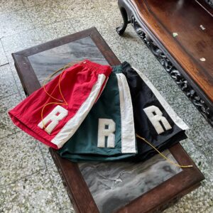 rhude toweling stitch shorts multicolor