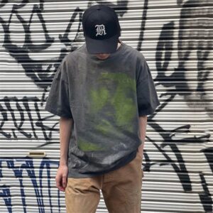 saint abstract print t shirt multi